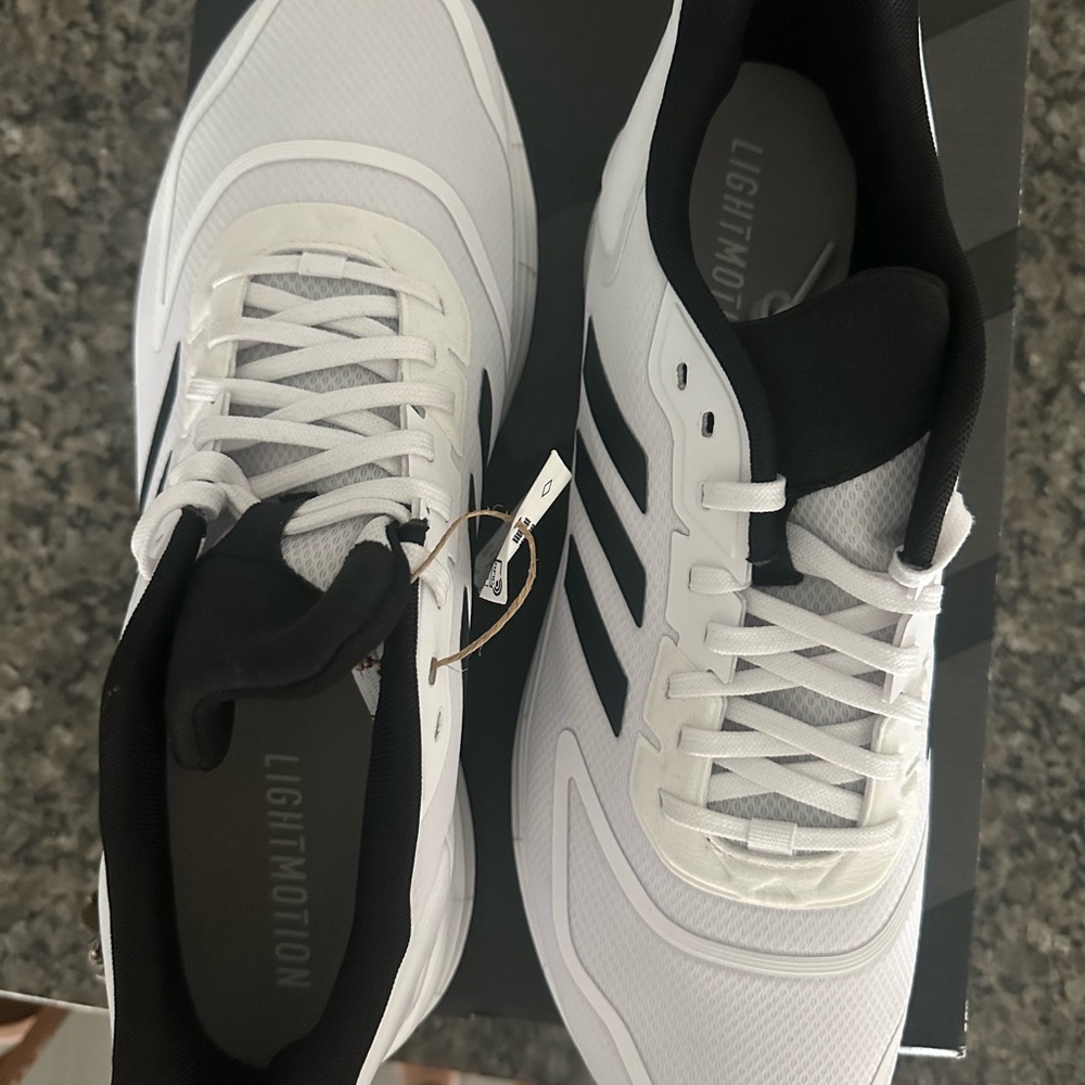 Adidas White and Black Sneakers
